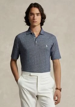 Ralph Lauren | Ralph Lauren Classic Fit Cotton Linen Polo Shirt,商家Belk,价格¥384