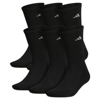 推荐Men's Cushioned Athletic 6-Pack Crew Socks商品