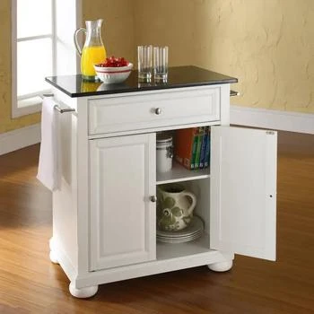 Crosley | Furniture Alexandria Granite Top Portable Kitchen Island/cart,商家Premium Outlets,价格¥4367
