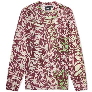 STUSSY | Stussy Long Sleeve Palms Tee商品图片,5.4折