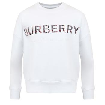 burberry卫衣, Burberry | White Eugene Sweatshirt商品图片 7折×额外9折, 额外九折