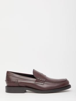 Tod's | Tod's Bordeaux Leather Loafers商品图片,8.5折