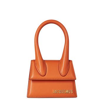 推荐Jacquemus Le Chiquito Orange Mini Leather Bag商品