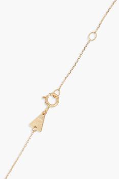 商品Adina Reyter | 14-karat gold diamond necklace,商家THE OUTNET US,价格¥2138图片