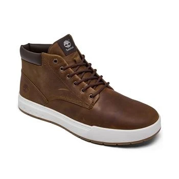 Timberland | Men's Maple Grove Leather Chukka Boots from Finish Line 