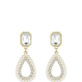Ettika Jewelry | Bridal Luxe 18k Gold Plated Earrings ONE SIZE,商家Verishop,价格¥342