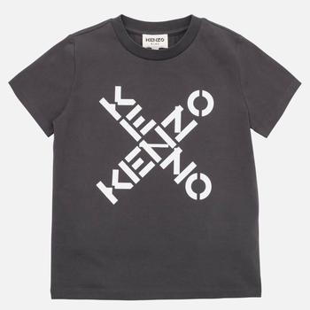 Kenzo | KENZO Boys Logo-Print Cotton-Blend Jersey T-Shirt商品图片,5.4折起×额外9折, 额外九折