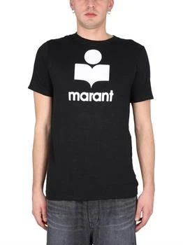 Isabel Marant | Isabel Marant Logo Printed Crewneck T-Shirt 4.3折起, 独家减免邮费