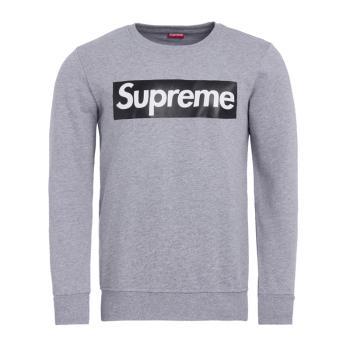 supreme卫衣, Supreme | Supreme 男士logo灰色圆领上衣 SUFE1004商品图片 独家减免邮费