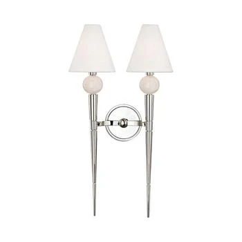 Hudson Valley | Vanessa 2-Light Wall Sconce,商家Bloomingdale's,价格¥3245
