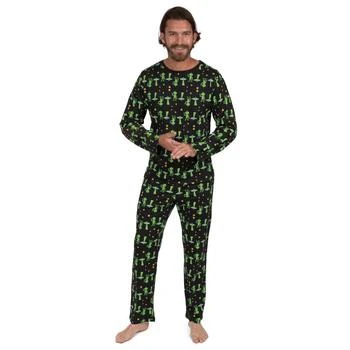 Leveret | Mens Two Piece Cotton Loose Fit Pajamas Alien,商家Premium Outlets,价格¥370