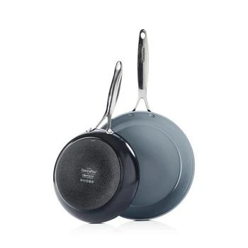 Greenpan | GreenPan Valencia Pro 8" and 10" Ceramic Non-Stick Open Frypan Set,商家Bloomingdale's,价格¥531