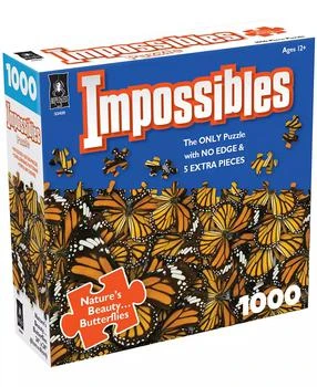 BePuzzled | Impossible Puzzle - Nature's Beauty Butterflies - 1000 Piece,商家Macy's,价格¥86