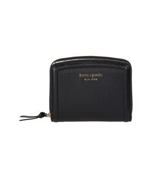 Kate Spade | Knott Pebbled Leather Small Compact Wallet商品图片,6折起, 独家减免邮费