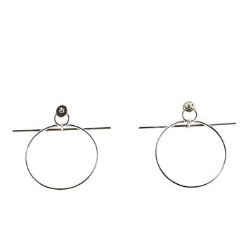 [二手商品] Hermes | Hermes Hoop Sterling Silver Earrings Silver商品图片,