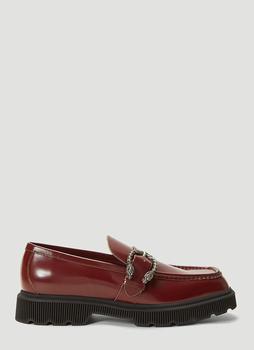 Gucci | Mystras Loafers in Red商品图片,