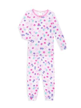 商品Esme | Little Girl's & Girls Cereal 2-Piece Pajama Set,商家Saks Fifth Avenue,价格¥489图片