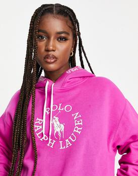 推荐Polo Ralph Lauren x ASOS exclusive collab hoodie in pink商品