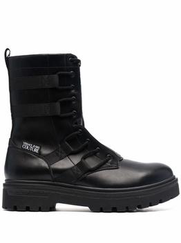 Versace Jeans Men's  Black Leather Ankle Boots product img