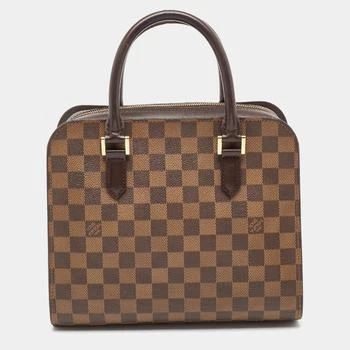 [二手商品] Louis Vuitton | Louis Vuitton Damier Ebene Canvas and Leather Triana Bag 独家减免邮费