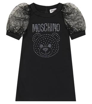 Moschino | 铆钉泡泡袖连衣裙商品图片,