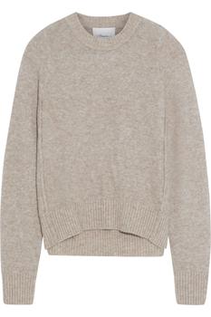 3.1 Phillip Lim | Mélange brushed knitted sweater商品图片,4.5折