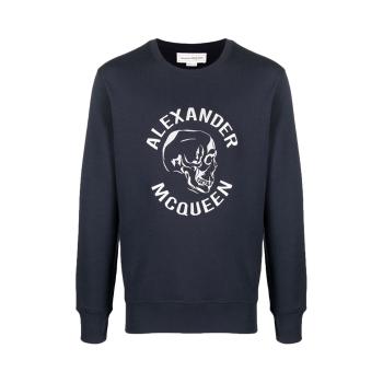 推荐ALEXANDER MCQUEEN 亚历山大·麦昆 男士蓝色卫衣/帽衫 662584-QRX43-0903商品