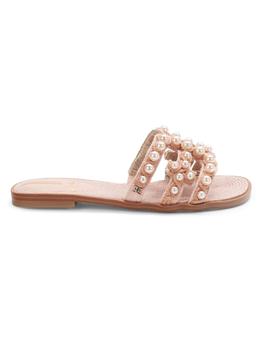 美国sam edelman拖鞋, Sam Edelman | ​Bay 22 Faux Pearl Sandals商品图片 4.6折