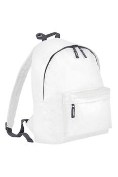商品Beechfield Childrens Junior Big Boys Fashion Backpack Bags/Rucksack/School (White/ Graphite Grey) (One Size) White/ Graphite Grey图片