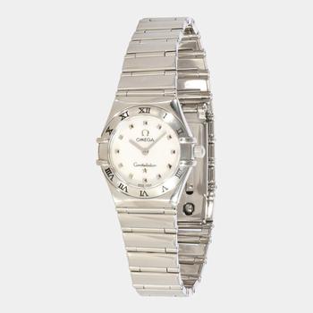 欧米茄星座怎么样, [二手商品] Omega | Omega White Stainless Steel Constellation 1561.71.00 Women's Wristwatch 22 mm商品图片 