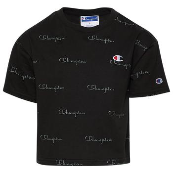 推荐Champion Shadow Script T-Shirt - Girls' Preschool商品