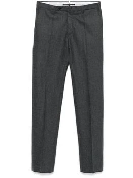 Incotex Ivory | Incotex Tailored Virgin Wool Pants,商家Cettire,价格¥2949