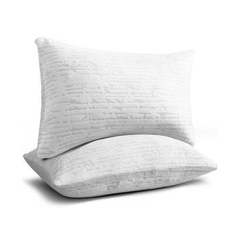 商品CLARA CLARK | Shredded Memory Foam Pillow, King, Set of 2,商家Macy's,价格¥667图片