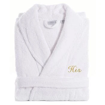 Linum Home Textiles | Turkish Cotton Embroidered His Terry Bathrobe,商家Macy's,价格¥535