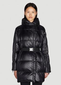 moncler羽绒服女, Moncler | Caderolees Down Hooded Jacket in Black商品图片 