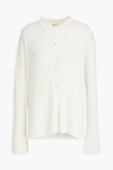 商品N.PEAL | Ribbed cashmere cardigan,商家THE OUTNET US,价格¥966图片