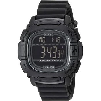 推荐Timex Men's Watch - Command Alarm Black Silicone Strap Digital Dial | TW5M26100JT商品