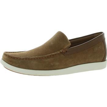 clarks男鞋, Clarks | Unstructured by Clarks Ferius Creek Men's Leather Slip On Moccasin Loafers商品图片 4.1折起