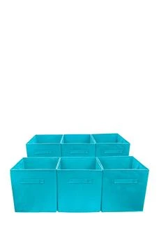 SORBUS | Foldable Storage Cube Basket Bin - Set of 6 - Aqua,商家Nordstrom Rack,价格¥209