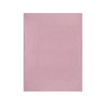 Little Bear | Pink Blanket For Baby Girl With Embroidered Pink Bear,商家Italist,价格¥1010