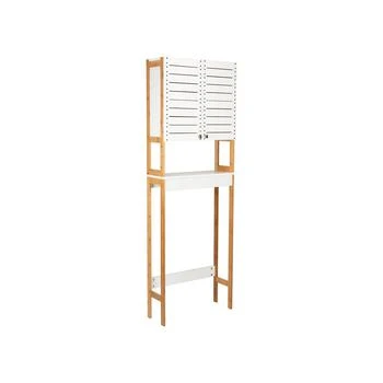 3 Shelf Over the Toilet Bamboo Space Saver Cabinet