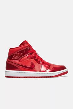 Jordan | Nike Air Jordan 1 Women's Mid SE 'University Red Pomegranate' Sneakers - DH5894-600商品图片,