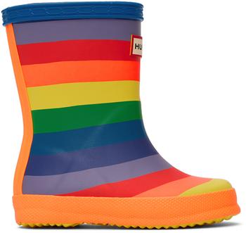 商品Hunter | 多色 First Classic Rainbow 儿童雨靴,商家SSENSE CN,价格¥745图片