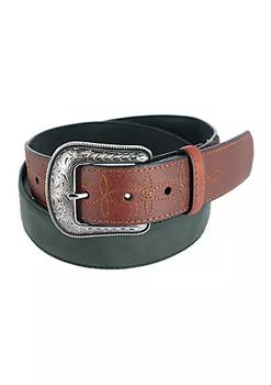 推荐Men's Bison and CrazyHorse Leather Belt with Billets商品