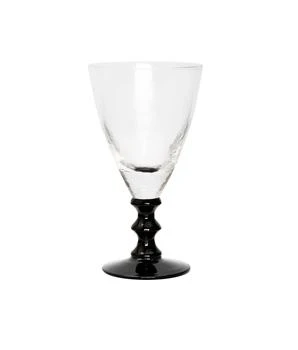 Classic Touch Decor | Set of 6 Black Stemmed Wine Glasses,商家Premium Outlets,价格¥381