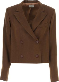 ALYSI | Alysi Women's  Brown Wool Blazer商品图片,9.4折