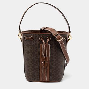 bally 包水桶包, Bally | Bally Brown Coated Canvas and Leather Donae Bucket Bag商品图片 8.8折, 满1件减$100, 满减