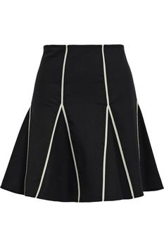 RED Valentino | Cotton-blend crepe mini skirt商品图片,4.8折