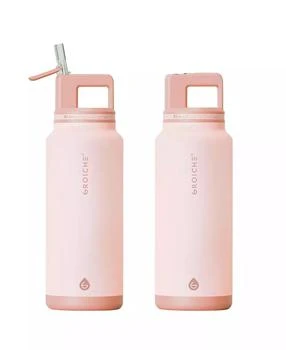 GROSCHE | Alpine Flip 'N Sip Insulated, Leakproof Water Bottle with Straw, 40 OZ-2pk,商家Macy's,价格¥515