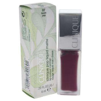 推荐Clinique W-C-11084 0.2 oz No. 07 Boom-Pop Liquid Matte Lip Colour Plus Primer Lip Gloss for Women商品